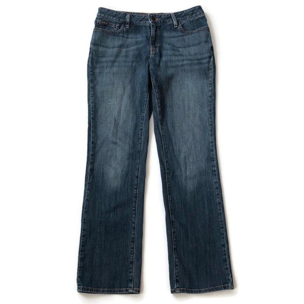 L.L. Bean Jeans Favorite Fit Straight Blue Denim